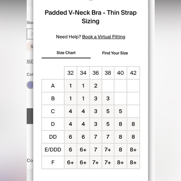 Knix NWOT Periwinkle Padded V-Neck Bra - Thin Strap size:6 fits 32DD, 34DD, 32E - Picture 10 of 10